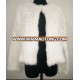 YR060 Australia Style Knitted Top Quality Rabbit Fur Jacket Wedding fur Bolero