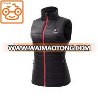 Best Electric Heated Vest Warm Women's Battery Powered Heated Vest WIth Fleece Liner For Motorcycle Ski